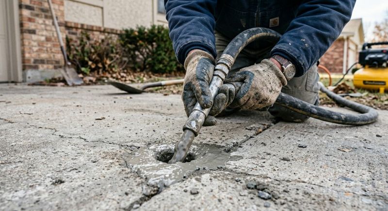 Concrete Lifting in Des Moines, IA