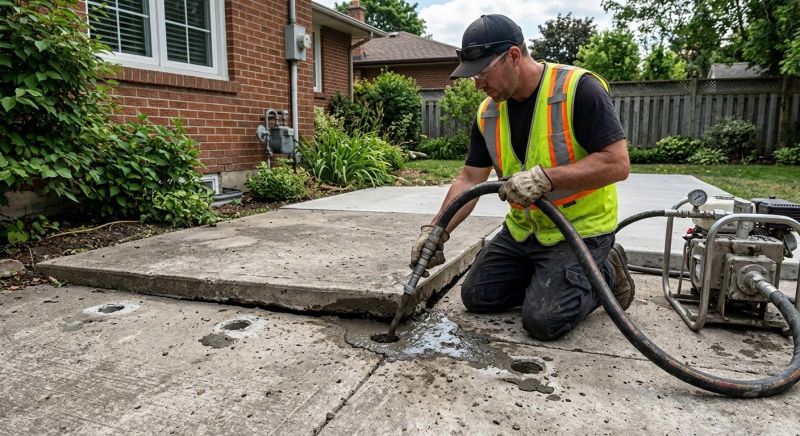 Garage Settling Repair in West Des Moines, IA
